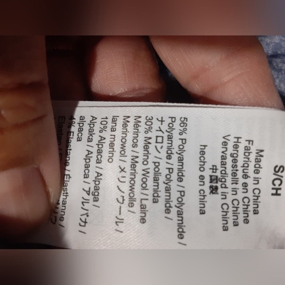 J Crew Women's Merino Wool Blend Perwinkle Blue Long Sleeve Sweater - Picture 6 of 6